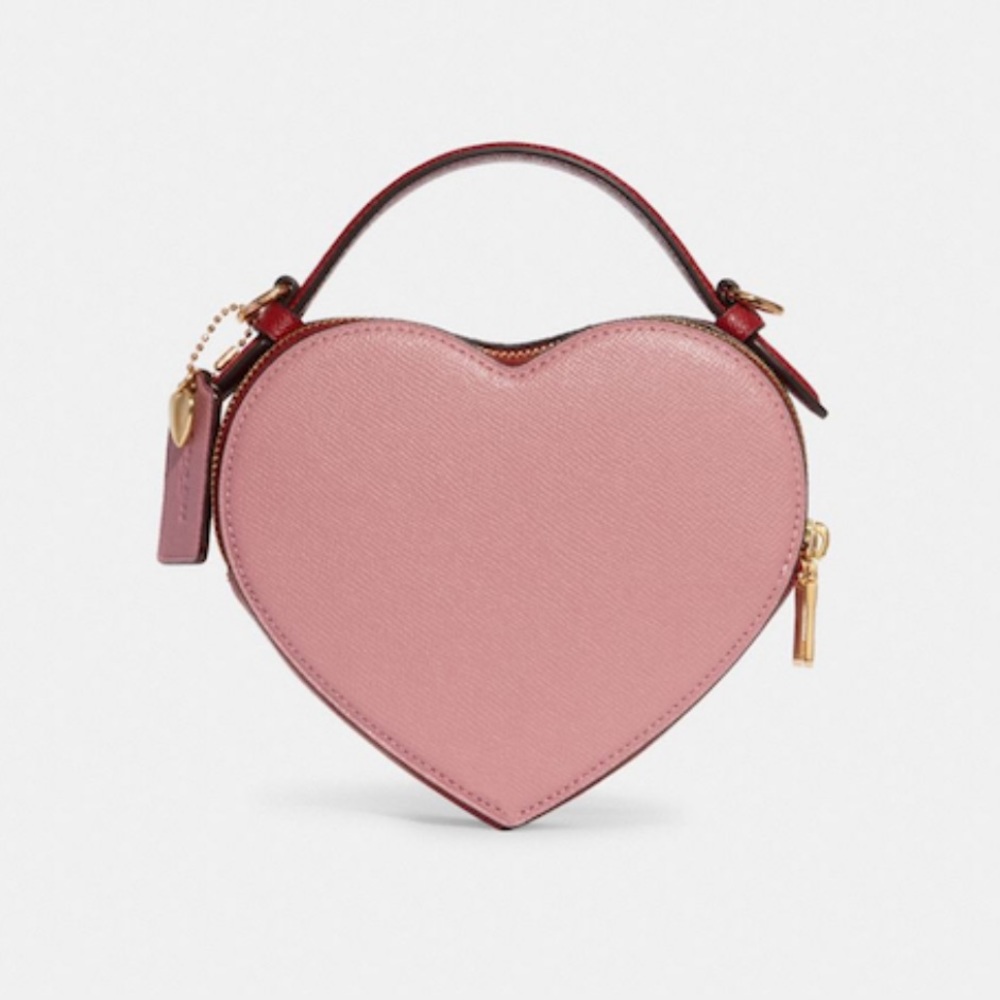 Coach Heart Crossbody in Colorblock - Picture 3 of 11